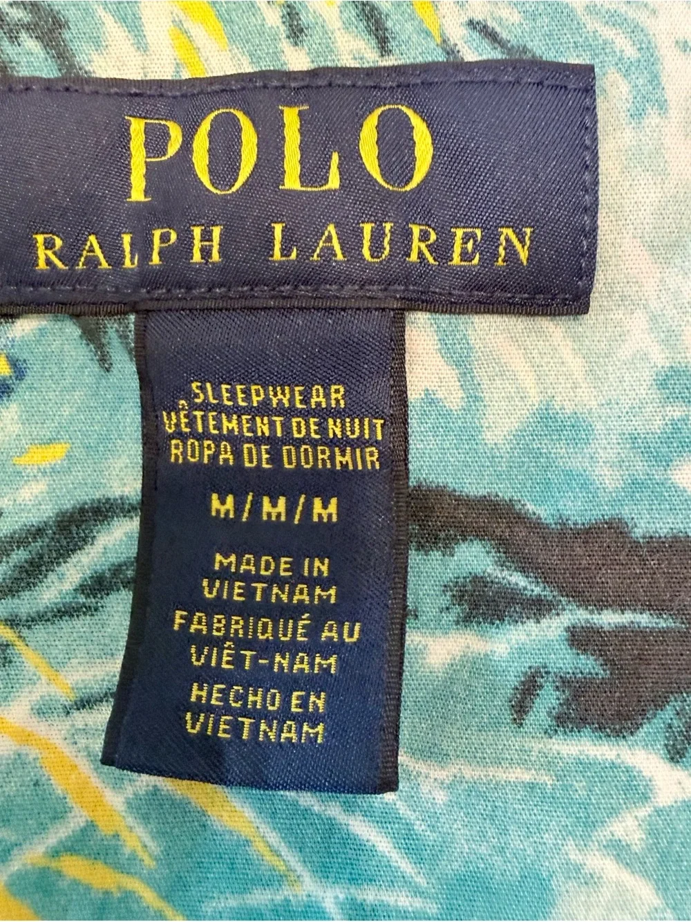 Polo Ralph Lauren Aloha Camp Button Down Shirt Men's Medium Hawaiian Tropical /F